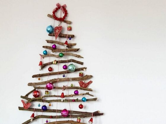 Featured image - Craft a Festive and Fragrant Christmas Twig Tree from Nature