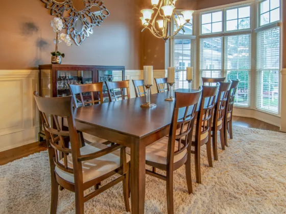 Elevate Your Dining Space with a Stylish Shaggy Rug