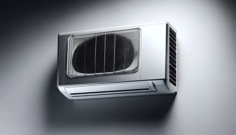 Central air conditioning system with fresh air intake